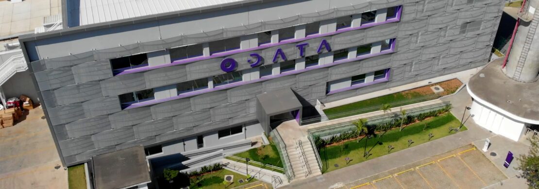 Data Center ODATA, vista externa aérea